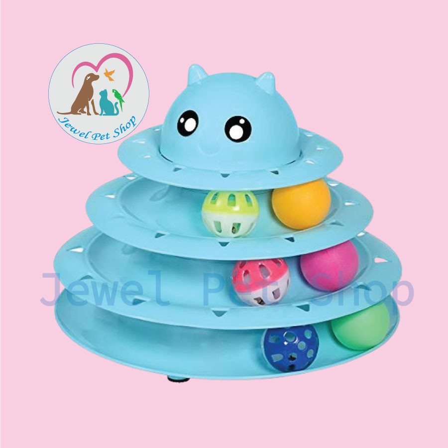 Four Layer Cloud Shape Cat Tower Toy