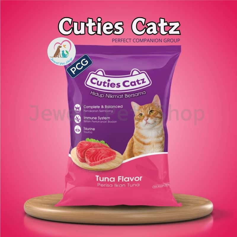 Cuties Catz Dry Cat Food with Tuna Flavour