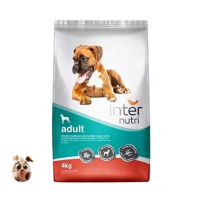 Inter Nutri Adult Dog Food Beef & Liver Can