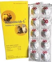 Helminticide-L Deworming Tablet for Pets & Cats -(1 Tablet)