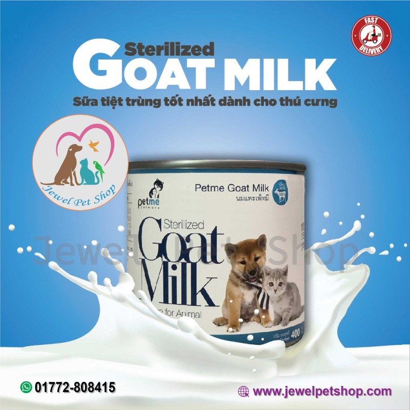 Petme Goat Milk (100% Sterilized Goat Milk),