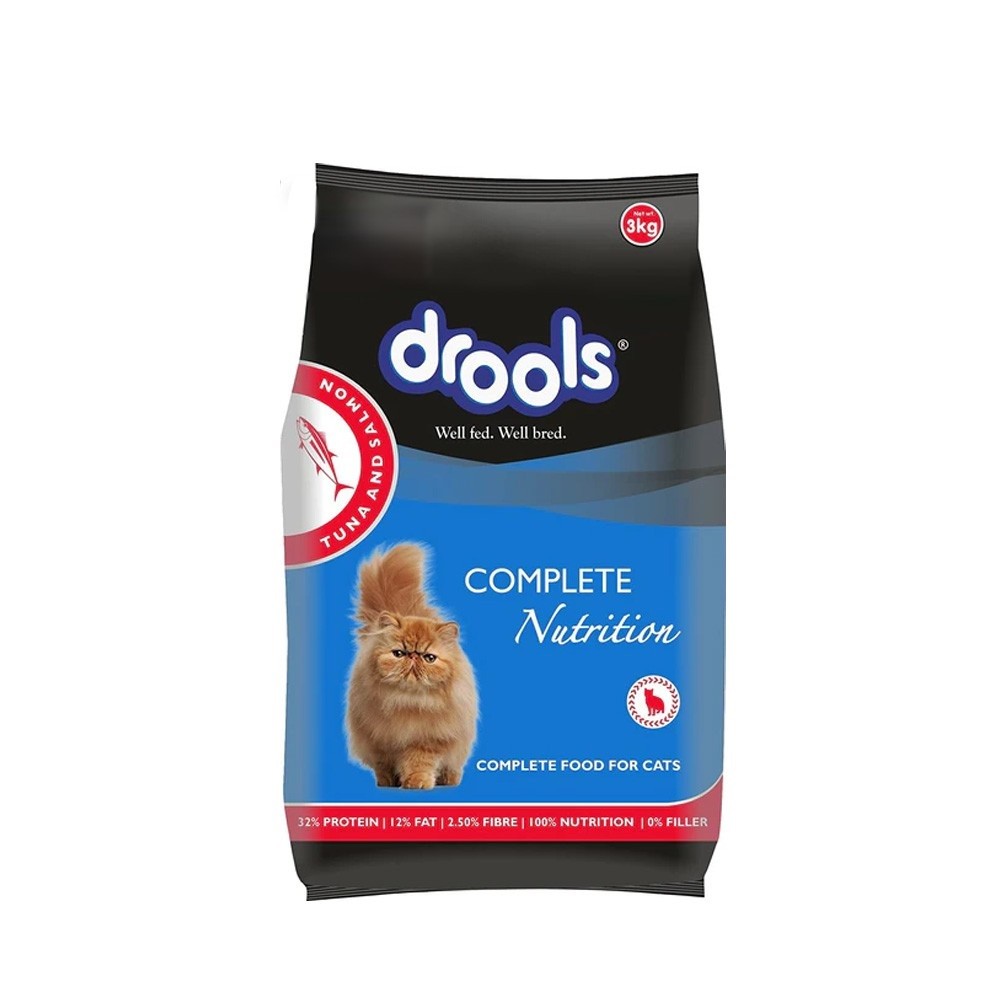 Drools Adult Dry Cat Food Tuna & Salmon 3kg